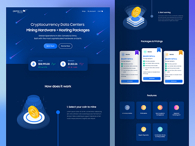 Cryptostar Landing Page - Dark Version