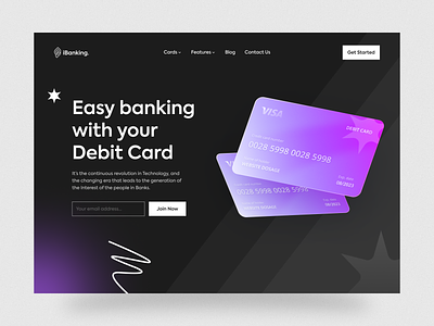 Banking Website Header