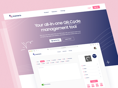 Landing Page Header by Asif Howlader on Dribbble