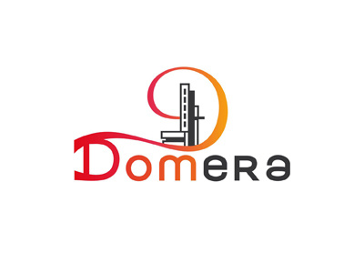 Domera company d dom domera era estate home house logo real real estate rent Дом д лого