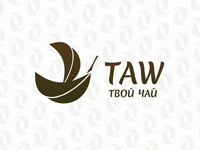 TAW — Your Tea company leaves logo ship tea transportation your tea