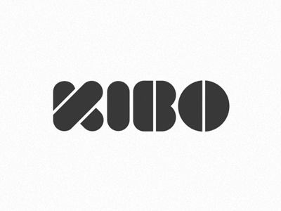 KIBO brand dj dribbble font kibo letters logo logos monogram musician sing