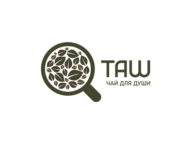 TAW company leaves logo ship tea transportation your tea