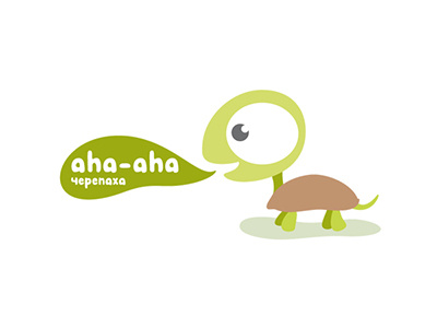 aha-aha aha brand concept cardboard eco ecology logo toys turtle