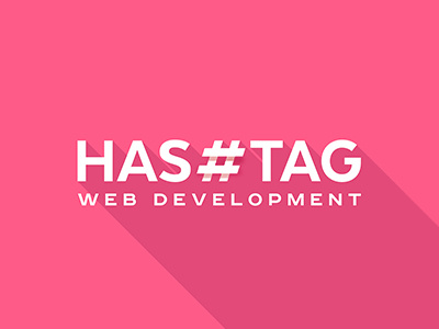 Has#Tag app blog concept flat hashtag mark media network sign social tag trend