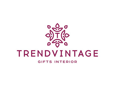 Trend Vintage emblem flat gifts interior logo modern monogram pattern sign t vintage