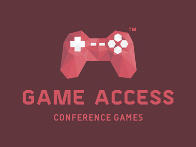 Game Access application conference consoles development exhibition game joystick low play poly polygons programmers