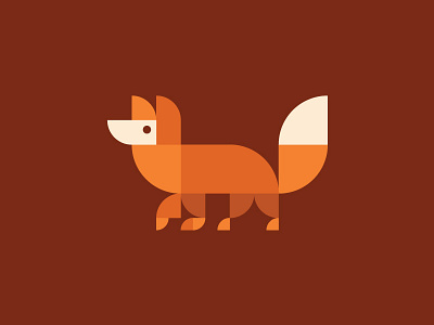 FOX animals colored fox geometric identity illustrations logodesign logos logoset monogram trend