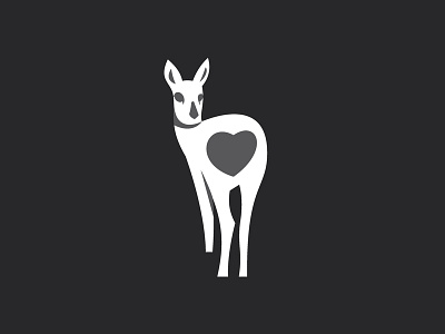 Deer animal black black and white deer logos logoset minimalism negation negative reverse sing white