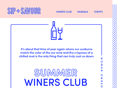 Wine Club Email Design