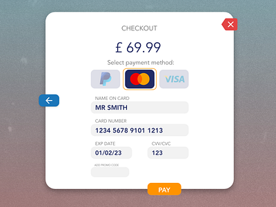 Credit Card Checkout adobexd creativehunger dailyui dailyui 002 design designmadness enjoy the moment ui ux ui design uxlover