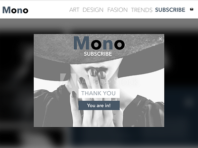 Pop-Up / Overlay adobe xd adobexd challenge creativehunger daily ui daily ui 016 dailyui design designmadness enjoy the moment pop up overlay subscribe ui ux ux design ux ui design uxlover web design website