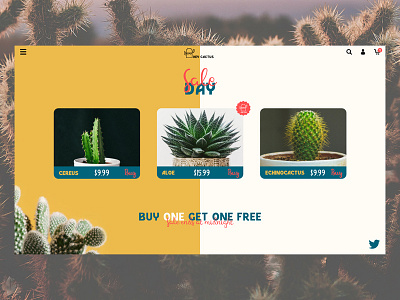 Special Offer adobe photoshop adobe xd buy one get one free cactus creativehunger daily ui 036 dailyui design designmadness enjoy the moment product sale special offer ux ui design uxlover web