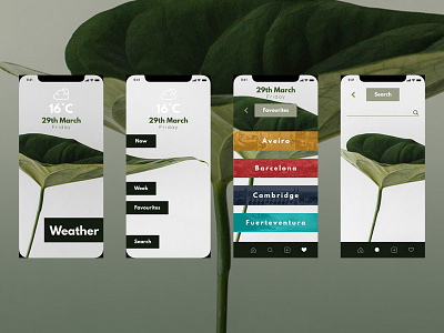 Weather adobe photoshop adobe xd app creativehunger daily ui 037 dailyui design designmadness enjoy the moment iphone iphone x ux ui design uxlover weather weather app