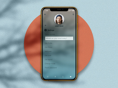 Status Update adobe photoshop adobe xd adobexd creativehunger daily ui 081 dailyui design designmadness enjoy the moment iphone x status update ux ui design uxlover