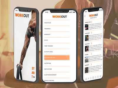 Curated for You adobe photoshop adobe xd adobexd created for you creativehunger curated for you daily ui 091 dailyui design designmadness enjoy the moment fit fitness app iphone iphone x mobile design tracking app ux ui design uxlover workout