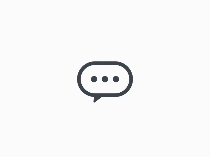 Chatbot animatedicon chatbot icon vectorillustration