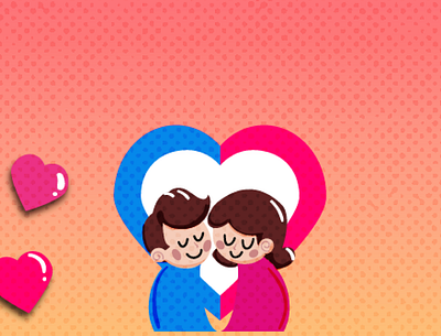 Cute couple Logo cute design heart hugging couple logo logo couple logo design love couple loving couple logo valentines couple valentines day valentines logo