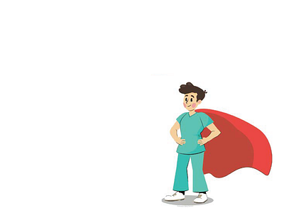 Covid Hero boy character character characters covid covid hero covid hero covid nurse covid nurse covid19 design digital draw digital illustration health illustration vector illustration