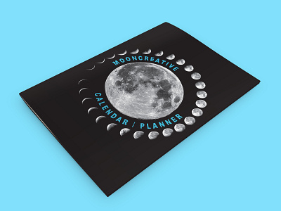 Lunar Calendar / Planner adobe illustrator booklet lunar mockup moon moon phases