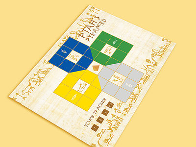 Board Game adobe illustrator board game egyptian mockup theme