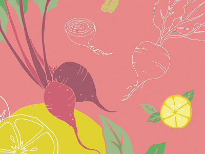 Beets beets design drawings food fruits ginger illustration lemon lemons vector vector art vegetables