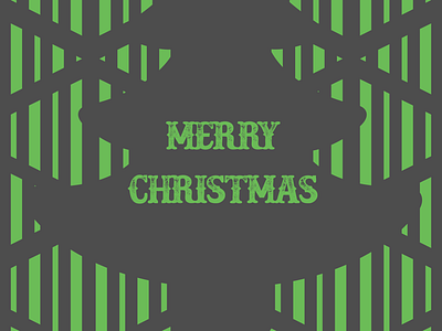 Christmas is here..... black christmas green grey old fashioned simple text