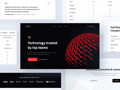 Sidekiq — Website Design apple branding business clean clean design design flat minimal redesign typography