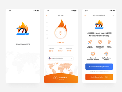 HotVPN — App Design