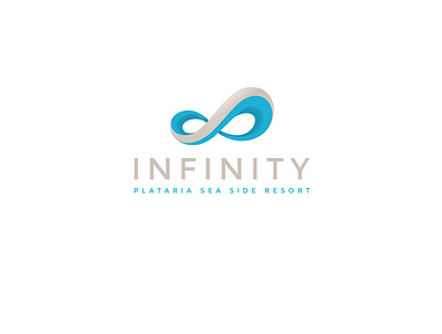 INFINITY logo design 3d branding design illustration logo vector