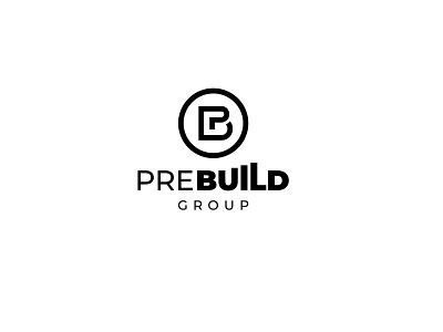 PreBuild logo Design branding icon logo minimal typography