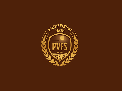 PVFS Logo Design branding design emblem logo shield vector