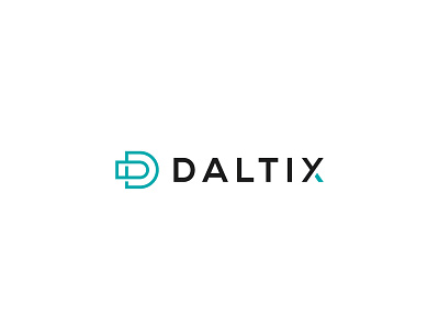 Daltix branding design illustration lettering logo type typography vector