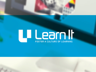 Learn IT branding design learn logo type vector