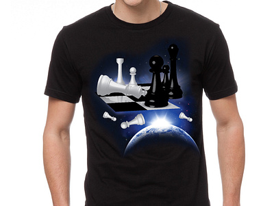 t-shirt design chess chess shirt design illustration tshirt art vector