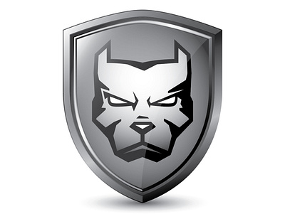 Pitbull Logo Design branding design icon logo pitbull pitbull logo shield shield logo vector