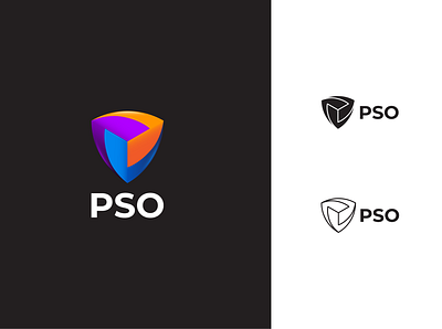 PSO Logo Design 3d branding design icon illustration logo minimal vector