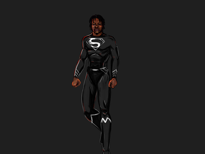 Me as Kalel blacksuit kalel superman