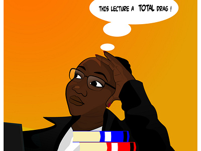 Lecture Sessions african art illustration illustrator pop vector woman illustration