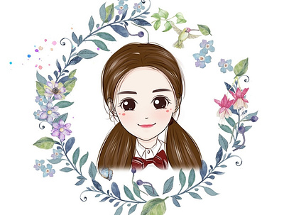 MISS PAN creative design girl illustration