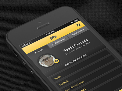 Reliant Me Detail app apple details ios iphone jobs mobile phone profile