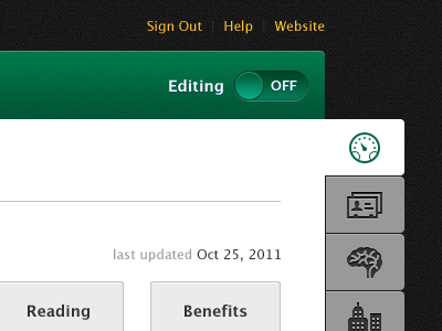 CareerCraft Dashboard interface saas tabs ui user interface web app website
