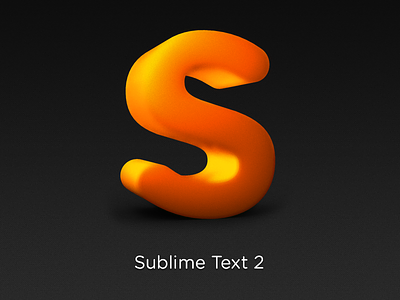 Sublime Text 2 Icon 3d icon new icon orange os x icon replacement replacement icon sublime sublime text sublime text 2
