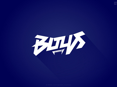 #Boys blue boys cricket graphic design india logo tamilnadu typeface typogaphy vector