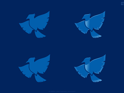 #bluejay bird logo blue branding clothing brand graphic design india logo logodesign tamilnadu vector