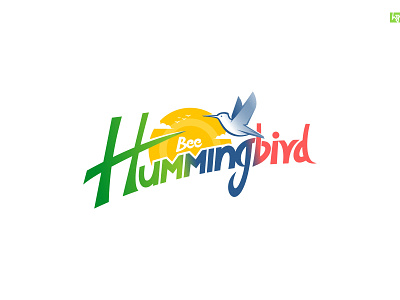 #beehummingbird branding clothing gradient graphic design hummingbird identity logo nature print design tamilnadu tshirt typography word