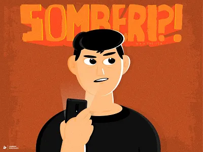 Somberi cartoon character dribbble graphic design illustration poster tamil