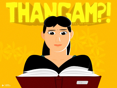 Thangam character character design comic dribble girl home illustration illustrator poster study tamil work