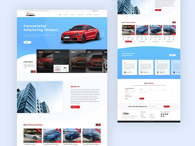 VCG Project About Rental And New Cars branding graphic design motion graphics ui