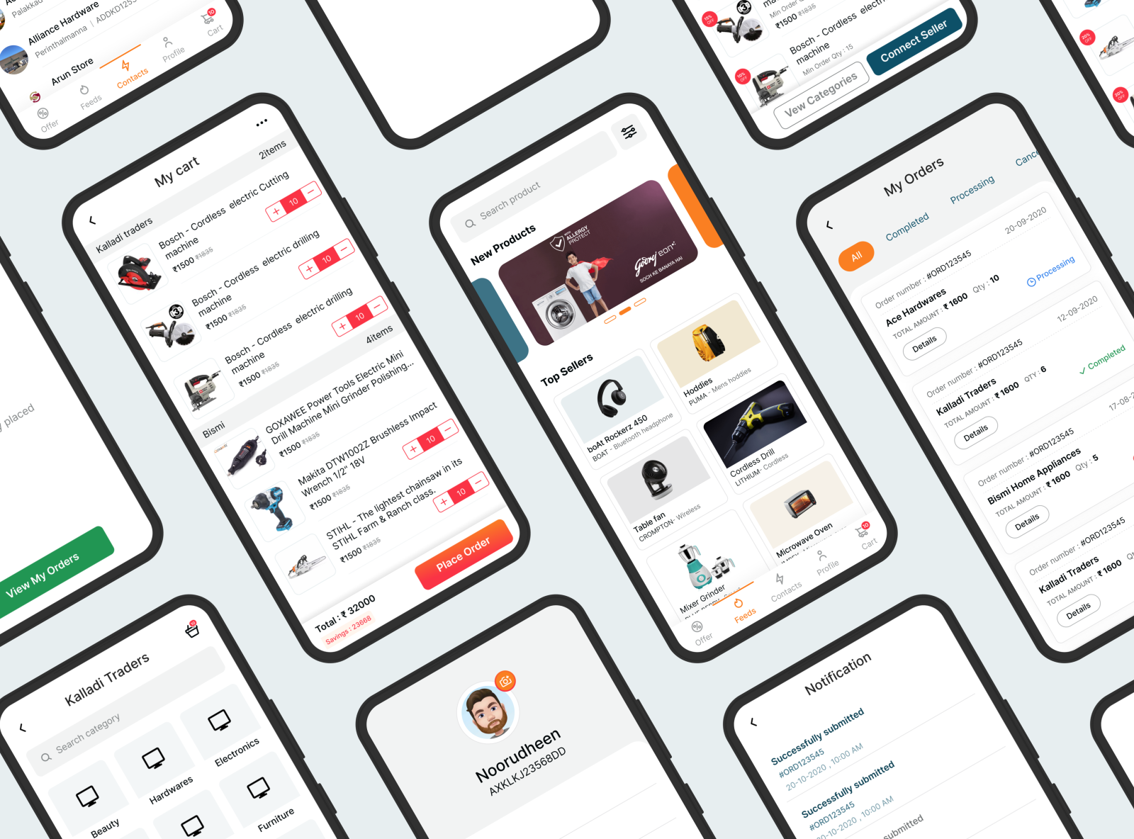 Shopping App by noorudheen on Dribbble